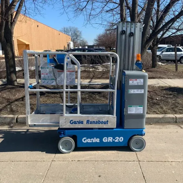 Genie GR-20 vertical mast lift available from Service Rents LLC